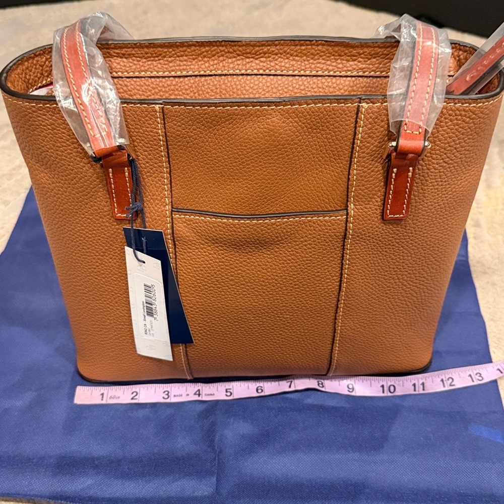 DOONEY BOURKE Pebble Grain Small Lexington bag in Caramel color brand new - Picture 10 of 12